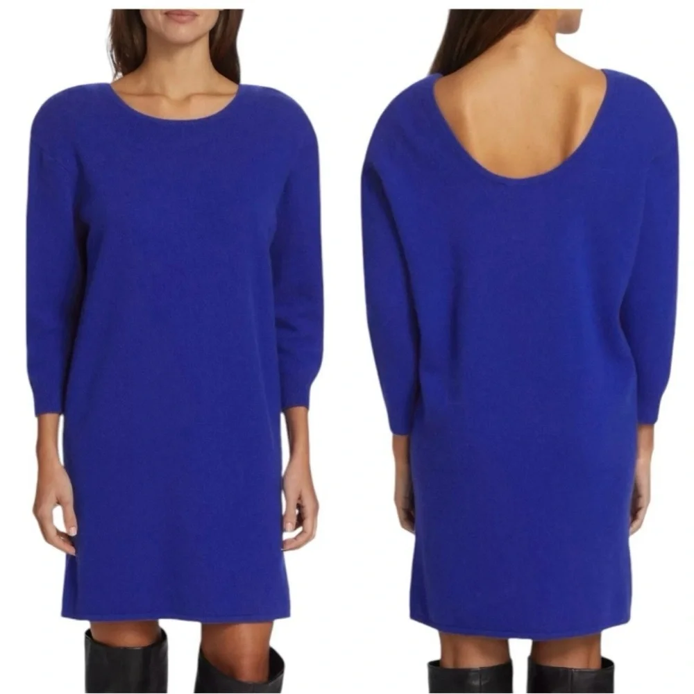 Frame Cashmere Blend
Strong Shoulder
Minidress In Blue Size
SP. NWOT - Picture 3 of 7